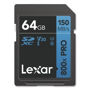 High-Performance PRO BLUE Series SDXC Memory Card, UHS-I V30 U1 Class 10, 64GB - Picture 1 of 3