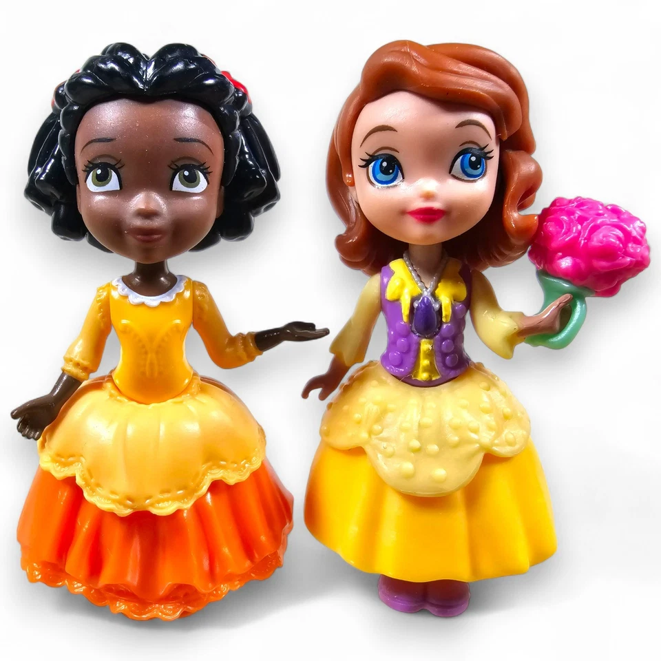 Mattel Disney Jr Sofia the First Mini Doll Princess Ruby and Sofia Figures 3" - Image 1 of 4