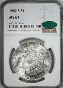 1882-S Morgan Dollar $1 NGC MS67 CAC - Picture 1 of 5