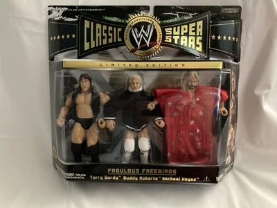 WWE Classic Superstars Fabulous Freebirds Gordy Roberts Hayes Figures Jakks 2006 - Image 1 of 4