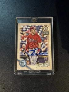 2018 Topps Gypsy Queen - Rhys Hoskins #199 Bazooka Back (RC) automático en estuche novato - Imagen 1 de 2