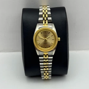 24mm Working Ladies Philip Mercier L123L Two Tone Quartz Watch 6.75 Inches - Picture 1 of 16