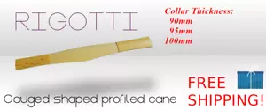 RIGOTTI 5 pieces Bassoon Cane GOUGED SHAPED PROFILED PREMIUM QUALITY - Picture 1 of 5