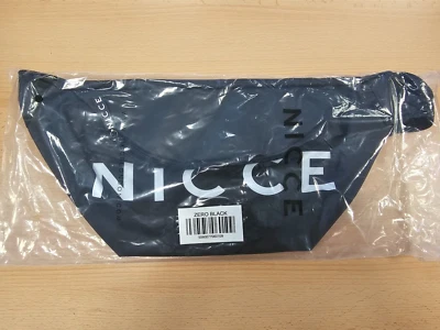 Nicce Bumbag Man Bag Black with Large Logo