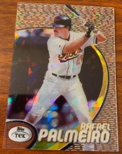 1998 Topps Tek #40 Pattern #74 Diffractor Rafael Palmeiro Orioles Free Shipping - Picture 1 of 2