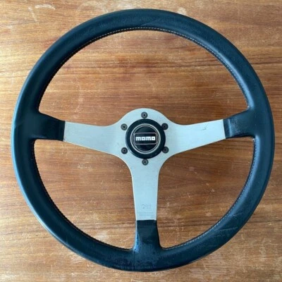 MOMO Ferrari steering wheel 512 BB Gritti Lenkrad 365 mm leather Vintage - Bild 1 von 4