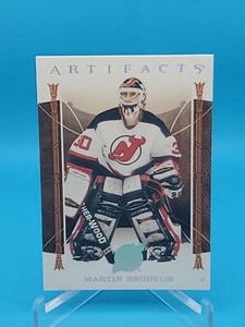 Martin Brodeur 2022-23 Upper Deck Artifacts #168 Leather Parallel SP - NJ Devils