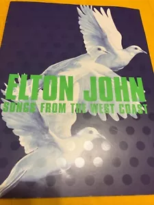 Elton John Songs From The West Coast Program - Picture 1 of 9