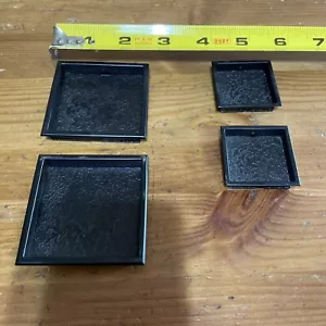 ANTIGUO JAPONÉS Tansu TIRONES DE PUERTA DE GABINETE Juego de 2 manijas de hardware deslizantes - Imagen 1 de 2