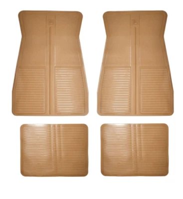 Conjunto de tapete estilo GM bronzeado original Camaro Nova Chevelle Impala Corvette - Imagem 1 de 3
