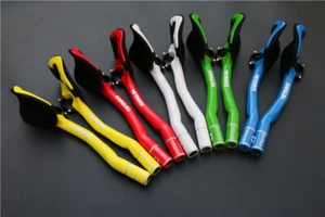 Fibra de carbono MTB bicicleta de carreras TT contrarreloj triatlón Aero Bar Aerobar 31,8 mm - Imagen 1 de 12