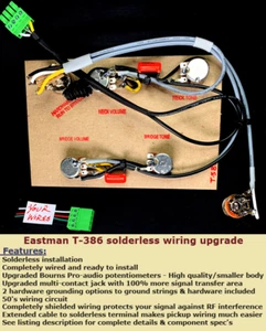 Eastman T-386 aggiornamento cablaggio senza saldatura! - Foto 1 di 8