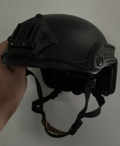 FMA Adjustable Maritime Helmet ABS For Airsoft Paintball Black USA - Picture 1 of 8