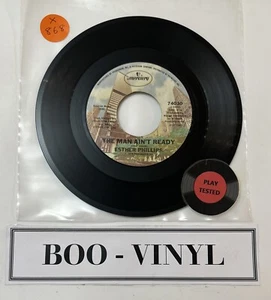Esther Phillips - The Man Ain't Ready 7” Funk Soul Disco Vinyl Record US Import - Picture 1 of 5