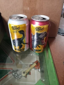 1ea EMPTY Dr Pepper +Diet DP Cans Limited Edition Jurassic World Therizinosaurus - Picture 1 of 3