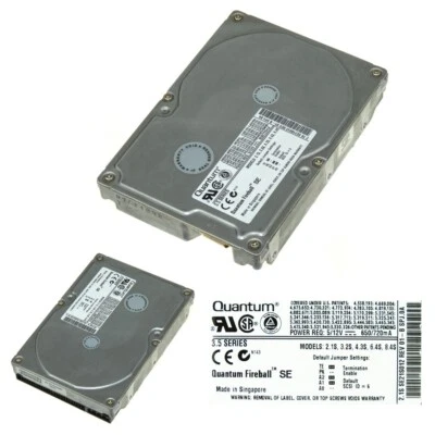 Quantum Fireball SE21S012 50-PIN 2.1GB 5400RPM 3.5'' - Image 1 of 3