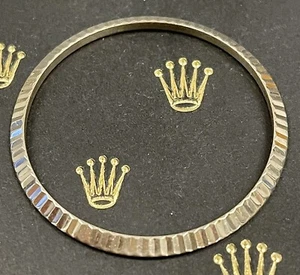 Rolex Datejust Men 36mm 14k White Gold Fluted Bezel Jubilee 3.2 Grams 1603 1601 - Picture 1 of 5