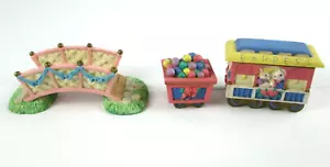 Cottontail Lane Express Train Bridge Egg Wagon - Picture 1 of 10