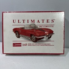 Monogram 2045 1/43 Ultimates 1967 Chevy Corvette Convertible Model Kit SEALED