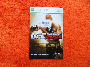 UFC UNDISPUTED 2010 - Original Handbuch - Microsoft Xbox 360 - Bild 1 von 2