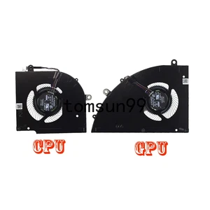 Laptop CPU GPU Cooling Fan DC5V 1A 4Pin for MSI Delta 15 A5EFK MS-15CK MS15CK - Picture 1 of 5
