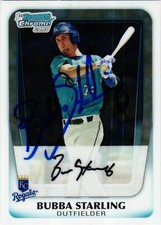 2011 Bowman Chrome Draft Prospects Signed MLB Baseball Card You Pick 1 For Set