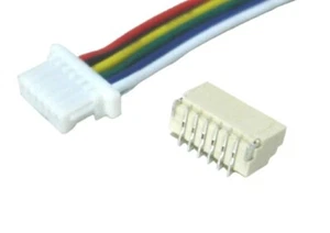6-Pin JST-SH Mini 1.0mm Connector 10cm wire lead Male Header for Micro VCam x 30 - Picture 1 of 7