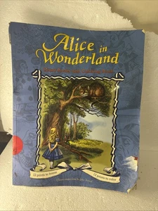 ALICE IN WONDERLAND (GIANT POSTER AND COLORING BOOK,12 By Lewis Carroll &John Us - Picture 1 of 5