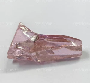 315 Ct Light Pink Zircon Rough Uncut Shape for Loose Gemstone - Picture 1 of 6