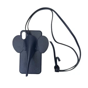 LOEWE Coque Smartphone iPhone Housse Smartphone Smartphone Sac Bandoulière Bleu Marine - Photo 1 sur 8