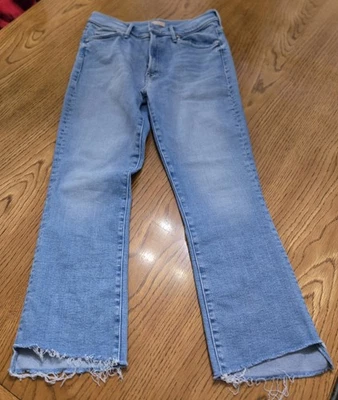 MOTHER Jeans Insider Crop Step Fray “Rough Stud”, Talla 30 #1157-360 Foto 1 de 4