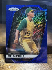 Bert Campaneris - 2025 Panini Prizm Baseball FOTL Blue Shimmer /15 - Athletics - Picture 1 of 2