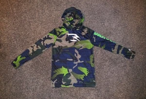 Nike Russell Wilson Hoodie Boys M Dangeruss Long Sleeve Shirt Digital Camo - Picture 1 of 10
