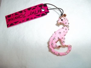 Betsey Johnson 'Pinky the Panther' Pendant/Brooch/Pin. Two Available. - Picture 1 of 4