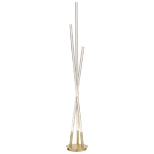Litecraft Floor Lamp 3 Arm Base With Bubble Injected Shades - Brass Clearance - Picture 1 of 1