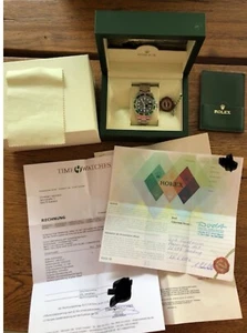 Rolex Submariner 16610 LV Kermit LC 100 Fullset D-Serie - Bild 1 von 7