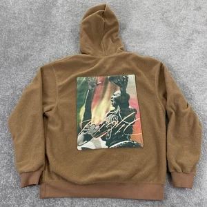 JORDAN Brand Hoodie Mens Medium Archaeo Brown Flight Heritage Pullover Jacket - Picture 1 of 11