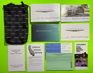 2020 Chrysler PACIFICA and VOYAGER / HYBRID Owners Manual Set w/UConnect & Pouch - Picture 1 of 13