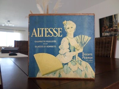 BOITE DE PUBLICITÉ EN CARTON ALTESSE BISCUIT PERNOT - Photo 1/4
