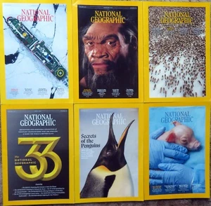 NATIONAL GEOGRAPHIC MAGAZINE - Six (6) Issues from 2025 - January - June - Foto 1 di 3
