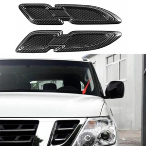 Cubierta de flanco de guardabarros de ventilación lateral de fibra de carbono para Nissan Armada Patrol Y62 2017-2020 - Imagen 1 de 9