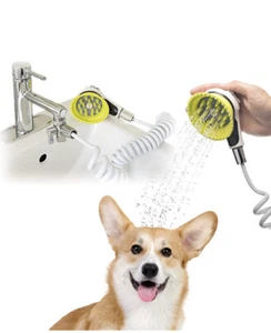 Wondurdog Rubinetto Lavello di Qualità Kit Lavaggio Animali Domestici con Paraspruzzi  - Foto 1 di 8