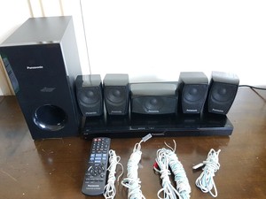 panasonic home theater 5.1 speakers & subwoofer pt660