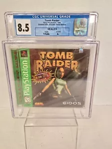 Sony PlayStation Tomb Raider Greatest Hits Sealed *CGC Graded 8.5* - Picture 1 of 2
