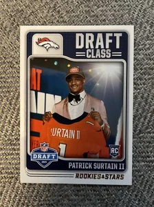 2021 Rookies & Stars Patrick Surtain II DRAFT CLASS Rookie Card RC #DC-7 Broncos - Picture 1 of 2