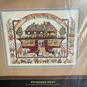 Dimensions Gold Collection PROMISES KEEP 3816 CrossStitch Kit Arche Noah LESEN - Bild 1 von 4