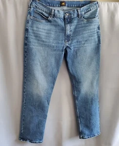 Men’s Lee Heritage Denim MVP Regular Fit Stretch Blue Jeans Size 38 x 32 - Picture 1 of 14