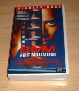 VHS Film - 8MM - Acht Millimeter - Nicolas Cage ( 8 MM ) - Videokassette - Bild 1 von 2