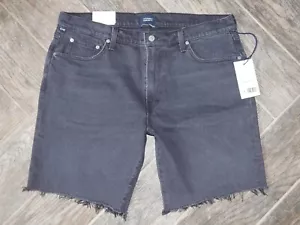 Pantalones Cortos Denim WOW Para Hombre Negros CITIZENS OF HUMANITY Adler 36 Hechos en EE. UU. $170 NUEVOS CON ETIQUETAS - Imagen 1 de 3