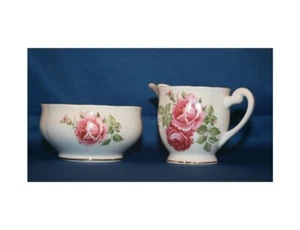 Vintage Windsor Open Sugar Bowl and Creamer Bone China made in England - Picture 1 of 5